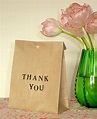 pack of five 'thank you' gift bags by creative and contemporary ...