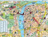 Map of Prague walking: walking tours and walk routes of Prague