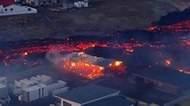 As (impressionantes) imagens do vulcão na Islândia: lava ultrapassa ...