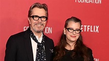 Gary oldman ties the know with art curator gisele schmidt. 🎊 ...