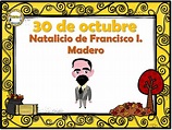 Estupendos y bonitos diseños de las efemérides del mes de octubre ...