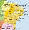 Mapa do nordeste brasileiro - Escola Educação