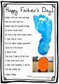 Fathers Day Footprint - Design Corral