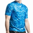 AARON - Aqua Design Rash Guard Men: UPF 50+ Short Sleeve Rashguard Swim ...