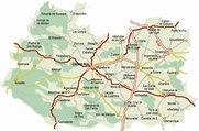 Mapa de la Provincia de Ciudad Real - Tamaño completo | Gifex
