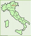 Vicenza location on the Italy map - Ontheworldmap.com