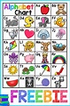 Alphabet Chart FREE | Free alphabet chart, Alphabet kindergarten ...