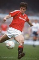 Mark Hughes of Man Utd in 1989. | Fussbal, Fussball