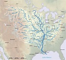 La majestuosa cuenca del Misisipi, ilustrada en todo su esplendor a ...