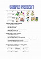 Ejercicio online de Simple present para Elemental Kids English, English ...