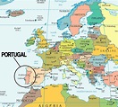 Portugal On A World Map - Map Of The World