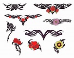 Free Tribal Heart And Flower Tattoo Designs, Download Free Tribal Heart ...