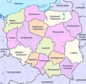 Karte von Polen / Polen karte online / Wissenswertes