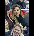 Photo : Chloé de Launay (compagne de K.Benzema) dans les tribunes lors ...