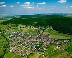 Luftaufnahme Talheim - Stadtrand mit landwirtschaftlichen Feldern in ...