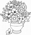 Simple Flower Coloring Pages Free ~ Cute Printable Coloring Pages