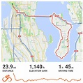 Mercer Island Loop - A bike ride in Seattle, WA