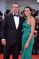 Matt Damon et sa femme Luciana à la première de Suburbicon au 74ème ...
