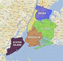 Nueva York - Distritos de Nueva York - Los Boroughs