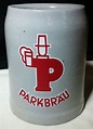 Vintage German Stoneware Parkbrau Beer Stein Tankard 0.5L Mug Cup ...