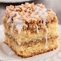 Sour Cream Coffee Cake (cinnamon streusel) - The Chunky Chef