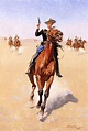 The Trooper - Frederic Remington - WikiArt.org - encyclopedia of visual ...