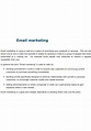45+ SAMPLE Email Marketing in PDF | MS Word
