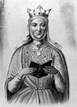 Circa 1150, Eleanor of Aquitaine (c.1122 - 1204), the wife of King ...