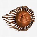 Handcrafted Large Sun Face named Grin on Metal Windblown Ray Wall Art ...