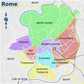 Carte de Rome (Italie) : Plan détaillé gratuit et en français à ...