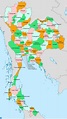 Administrative Divisions Map of Thailand
