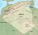Mapa de Argelia - Geografía de Argelia