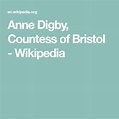 Anne Digby, Countess of Bristol - Wikipedia | Anne, Countess, Digby