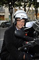 François Hollande sur son scooter- Gala de la fondation culture et ...