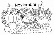 Dibujos de Noviembre para descargar gratis, imprimir y pintar ...