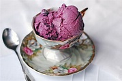 Black Raspberry Ice Cream with Chocolate Chunks Recipe - Eat at Home