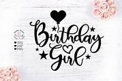 Birthday Girl Grafika przez GraphicHouseDesign · Creative Fabrica