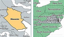 Map Of Gloucester County - Cities And Towns Map