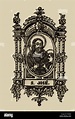 San José de Nazaret (siglo I), el padre de Jesús. Estampita popular de ...