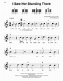 I Saw Her Standing There Sheet Music | The Beatles | Super Easy Piano