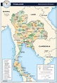 Large detailed administrative divisions map of Thailand – 2013 ...