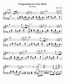 Congratulations - Mac Miller Sheet music for Piano (Solo) | Download ...