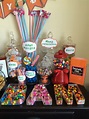 Candy bar w/ Letter dishes Graduation Party Desserts, Candy Theme ...