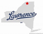 Map of Lawrence, St. Lawrence County, NY, New York