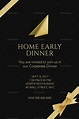 Corporate Dinner Invitation Template | Dinner invitation template ...