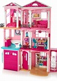 Barbie FFY84 - Traumvilla Puppenhaus mit 7 Zimmer, Garage und Zubehör ...