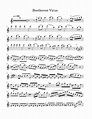 Beethoven_Virus (Violin) Sheet music for Violin (Solo) | Musescore.com