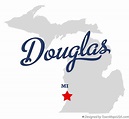 Map of Douglas, MI, Michigan