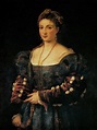 Tiziano Vecellio. La bella. Retrato de Isabella d´Este. c. 1536 ...
