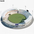 Rajiv Gandhi International Cricket Stadium 3D model - Architecture on Hum3D